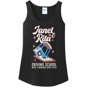 Outfit Funny Janet And Rita Driving School Ladies Essential Tank