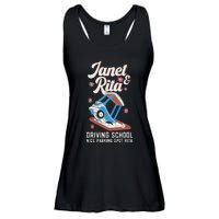 Outfit Funny Janet And Rita Driving School Ladies Essential Flowy Tank