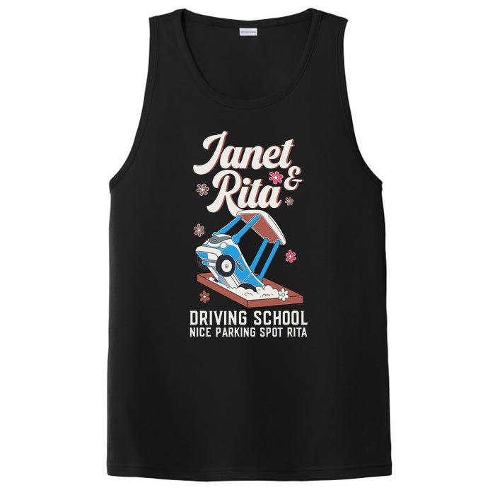 Outfit Funny Janet And Rita Driving School PosiCharge Competitor Tank