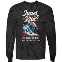 Outfit Funny Janet And Rita Driving School Tie-Dye Long Sleeve Shirt