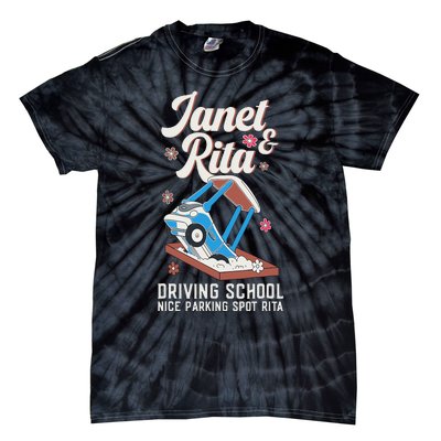 Outfit Funny Janet And Rita Driving School Tie-Dye T-Shirt