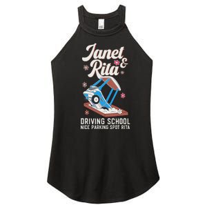 Outfit Funny Janet And Rita Driving School Women's Perfect Tri Rocker Tank