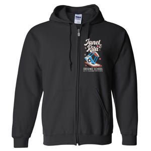 Outfit Funny Janet And Rita Driving School Full Zip Hoodie