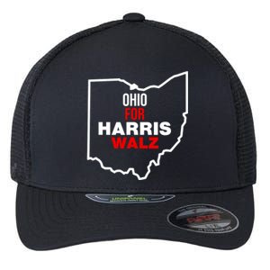 Ohio For Kamala Harris Waltz Walz 2024 Flexfit Unipanel Trucker Cap