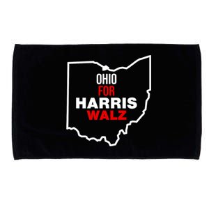 Ohio For Kamala Harris Waltz Walz 2024 Microfiber Hand Towel