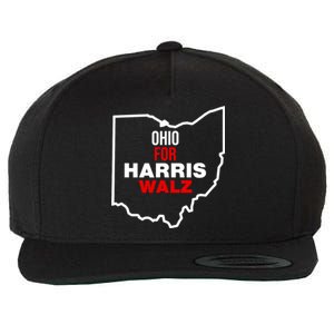 Ohio For Kamala Harris Waltz Walz 2024 Wool Snapback Cap