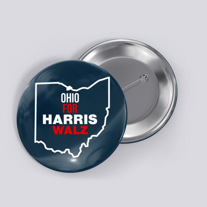 Ohio For Kamala Harris Waltz Walz 2024 Button