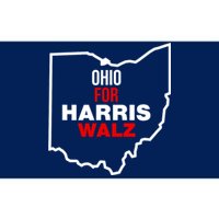 Ohio For Kamala Harris Waltz Walz 2024 Bumper Sticker