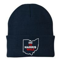 Ohio For Kamala Harris Waltz Walz 2024 Knit Cap Winter Beanie