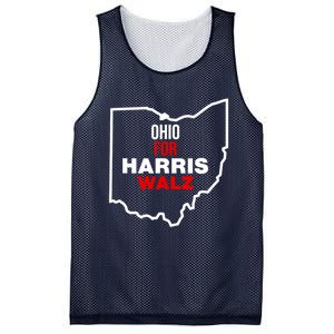 Ohio For Kamala Harris Waltz Walz 2024 Mesh Reversible Basketball Jersey Tank