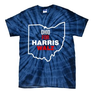 Ohio For Kamala Harris Waltz Walz 2024 Tie-Dye T-Shirt