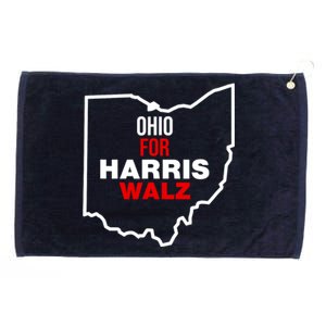 Ohio For Kamala Harris Waltz Walz 2024 Grommeted Golf Towel