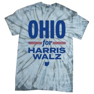 Ohio For Kamala Harris Waltz 2024 Design Tie-Dye T-Shirt