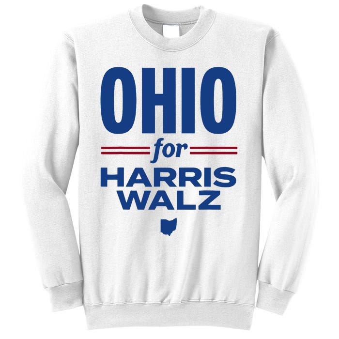 Ohio For Kamala Harris Waltz 2024 Design Sweatshirt