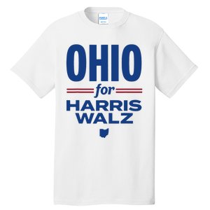 Ohio For Kamala Harris Waltz 2024 Design Tall T-Shirt