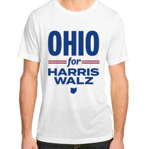 Ohio For Kamala Harris Waltz 2024 Design Adult ChromaSoft Performance T-Shirt