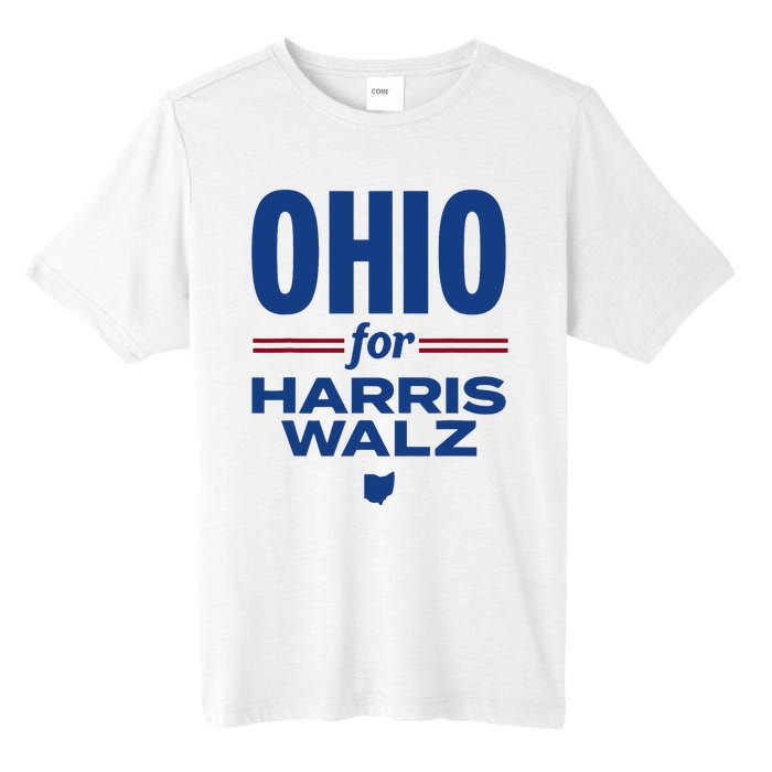 Ohio For Kamala Harris Waltz 2024 Design Tall Fusion ChromaSoft Performance T-Shirt