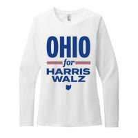 Ohio For Kamala Harris Waltz 2024 Design Womens CVC Long Sleeve Shirt