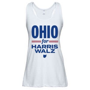 Ohio For Kamala Harris Waltz 2024 Design Ladies Essential Flowy Tank