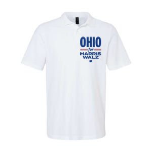 Ohio For Kamala Harris Waltz 2024 Design Softstyle Adult Sport Polo