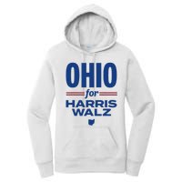 Ohio For Kamala Harris Waltz 2024 Design Women's Pullover Hoodie