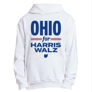 Ohio For Kamala Harris Waltz 2024 Design Urban Pullover Hoodie