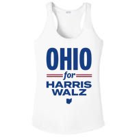 Ohio For Kamala Harris Waltz 2024 Design Ladies PosiCharge Competitor Racerback Tank