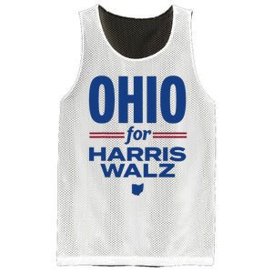 Ohio For Kamala Harris Waltz 2024 Design Mesh Reversible Basketball Jersey Tank