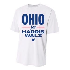 Ohio For Kamala Harris Waltz 2024 Design Performance Sprint T-Shirt