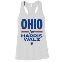 Ohio For Kamala Harris Waltz 2024 Design Women's Racerback Tank