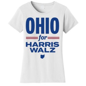 Ohio For Kamala Harris Waltz 2024 Design Women's T-Shirt