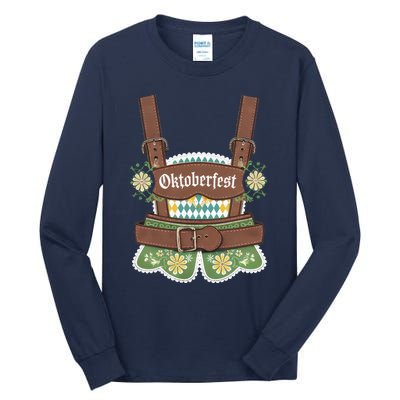 Oktoberfest Festival Lederhosen German Bavarian Outfit Tall Long Sleeve T-Shirt