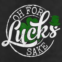 Oh For Lucks Sake Funny Saint Paddy's Day St Patrick's Day Adult Drive Performance Visor