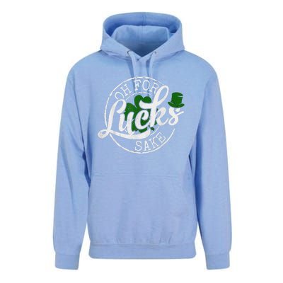 Oh For Lucks Sake Funny Saint Paddy's Day St Patrick's Day Unisex Surf Hoodie