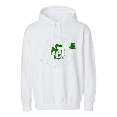 Oh For Lucks Sake Funny Saint Paddy's Day St Patrick's Day Garment-Dyed Fleece Hoodie