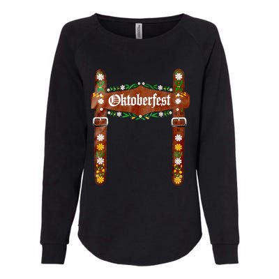 Oktoberfest Festival Lederhosen German Bavarian Costume Womens California Wash Sweatshirt