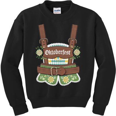 Oktoberfest Festival Lederhosen German Bavarian Outfit Kids Sweatshirt