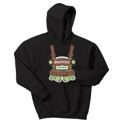 Oktoberfest Festival Lederhosen German Bavarian Outfit Kids Hoodie