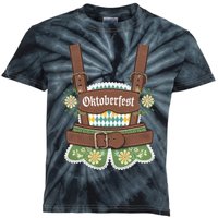 Oktoberfest Festival Lederhosen German Bavarian Outfit Kids Tie-Dye T-Shirt