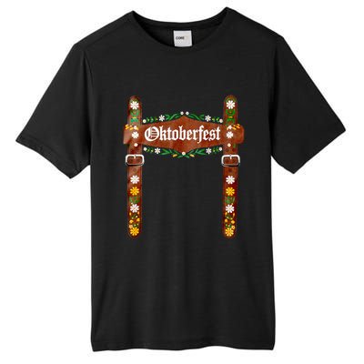 Oktoberfest Festival Lederhosen German Bavarian Costume Tall Fusion ChromaSoft Performance T-Shirt