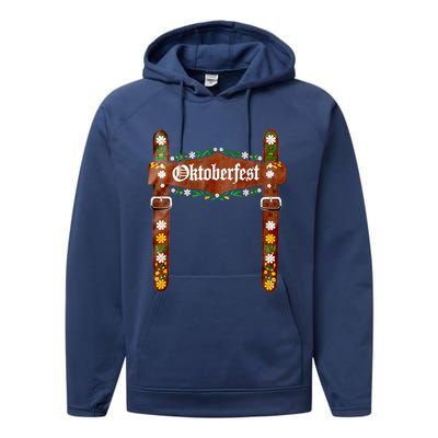 Oktoberfest Festival Lederhosen German Bavarian Costume Performance Fleece Hoodie