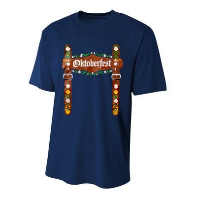 Oktoberfest Festival Lederhosen German Bavarian Costume Performance Sprint T-Shirt