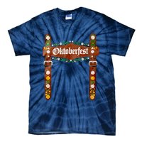 Oktoberfest Festival Lederhosen German Bavarian Costume Tie-Dye T-Shirt