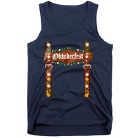 Oktoberfest Festival Lederhosen German Bavarian Costume Tank Top