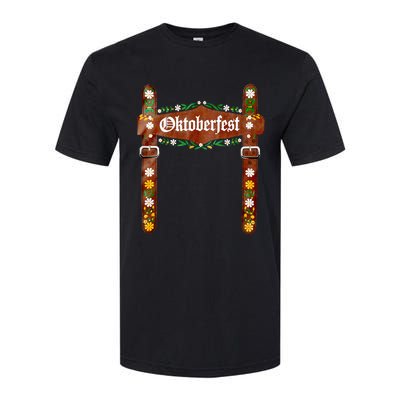 Oktoberfest Festival Lederhosen German Bavarian Costume Softstyle CVC T-Shirt