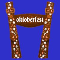 Oktoberfest Floral Lederhosen Visor