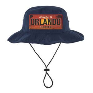 Orlando Florida License Plate Sunset Legacy Cool Fit Booney Bucket Hat