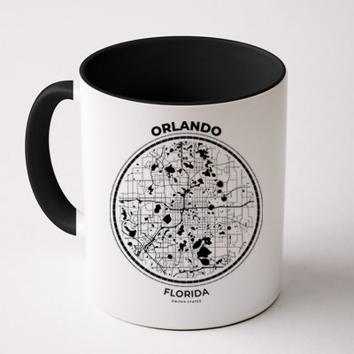 Orlando Florida Map Sketch Mug