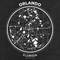 Orlando Florida Map Sketch Hat