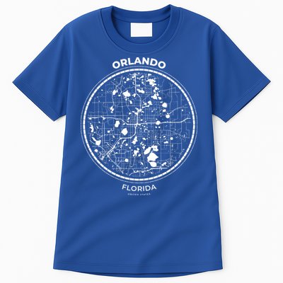 Orlando Florida Map Sketch Tall T-Shirt